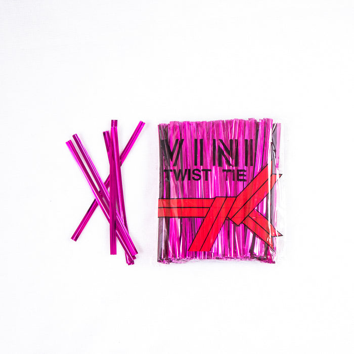 Twist Ties | Pink Color | 30000 Pieces