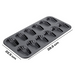 Esslly 12-Cavity Non-Stick Madeleine Tray.
