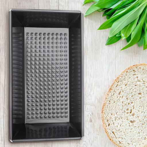 Upgrade your baking experience with the Esslly Heavy-Weight Non-Stick Bread Loaf Pan.