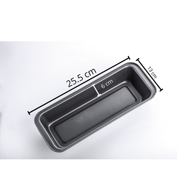 Achieve perfectly baked loaves with the Esslly Non-Stick Rectangle Mould