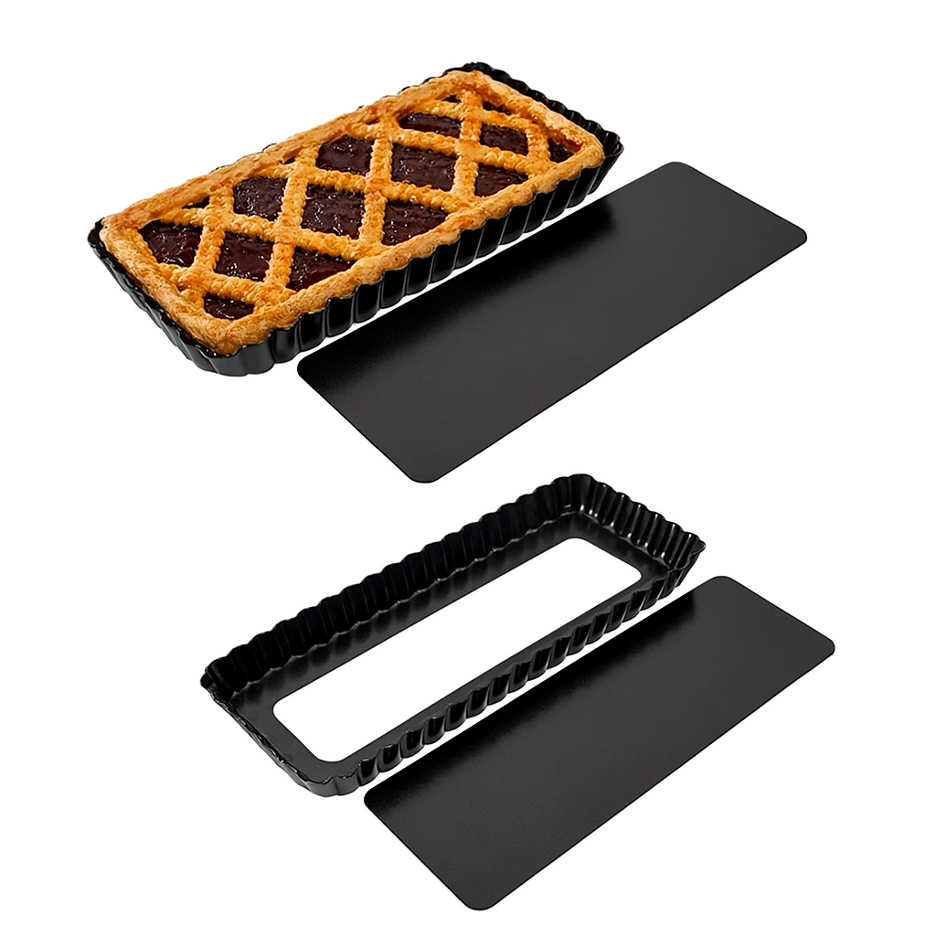 Esslly Non-Stick Rectangle Pie Tart Tray – cm