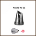 Create elegant petal decorations with Noor Icing Nozzle No. 11