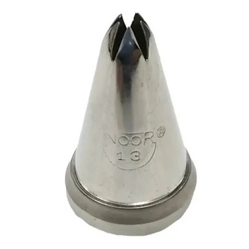 Create stunning cake decorations with Esslly Noor Icing Nozzle 5 Star | No. 13.