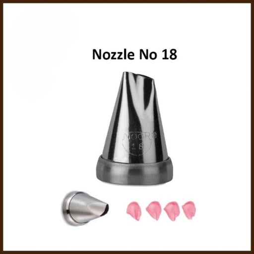 flawless rose designs with Noor Icing Nozzle No. 18.