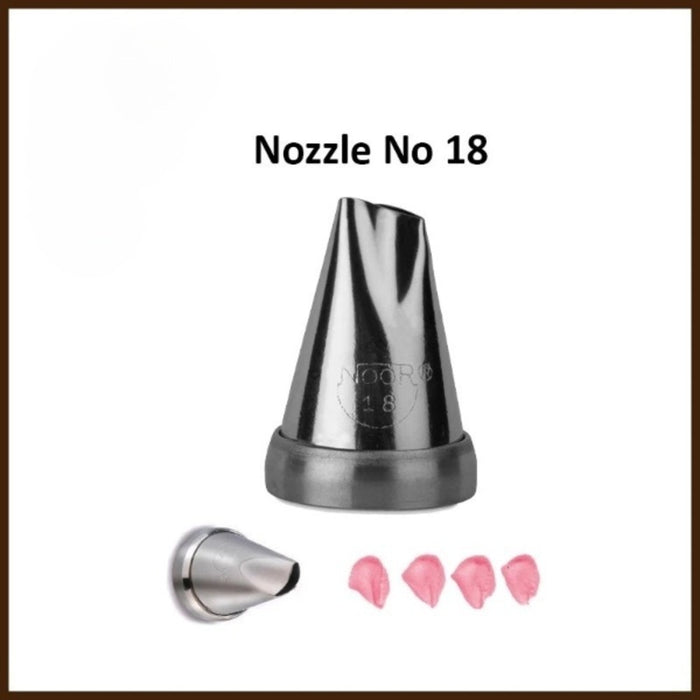 flawless rose designs with Noor Icing Nozzle No. 18.