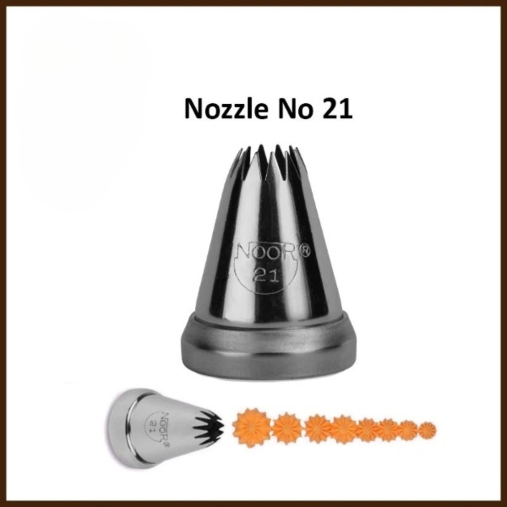 Noor Icing Nozzle 36 – Stainless Steel Cake Decorating Tip