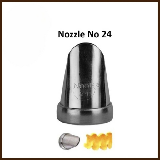 Noor Icing Nozzle Frilled Ribbon No. 24.