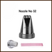Decorate like a pro with Noor Icing Nozzle No. 32 | 3 Thread.