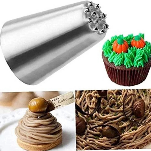 grass and textured designs effortlessly with the Noor Icing Nozzle.