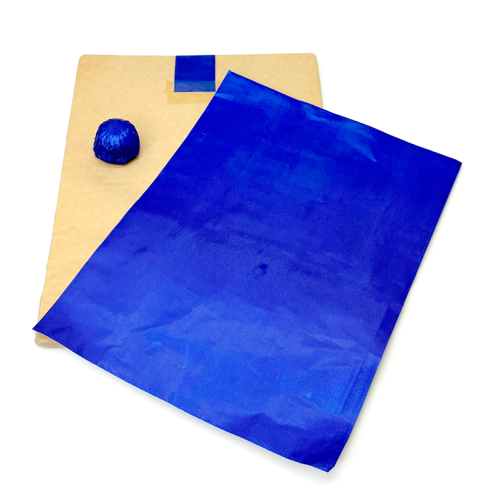 Embossed Aluminium Chocolate Wrapping Foil | 7 x 10 Inches | 12 microns