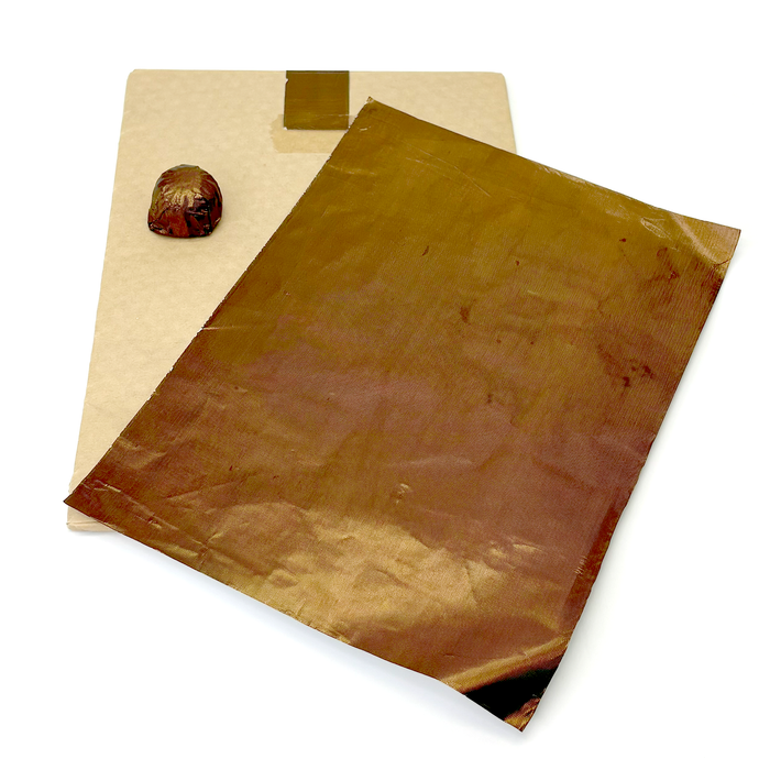 Embossed Aluminium Chocolate Wrapping Foil | 7 x 10 Inches | 12 microns