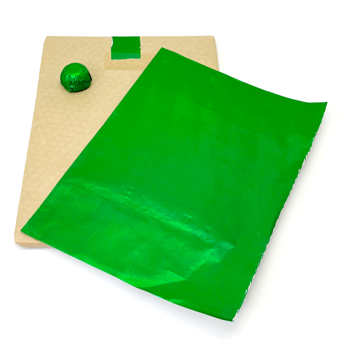 Embossed Aluminium Chocolate Wrapping Foil | 7 x 10 Inches | 12 microns