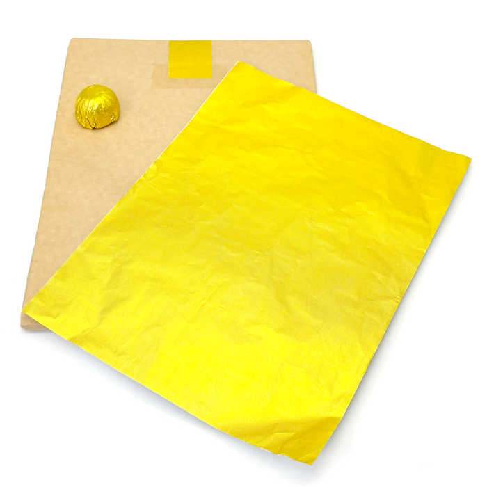 Embossed Aluminium Chocolate Wrapping Foil | 7 x 10 Inches | 12 microns