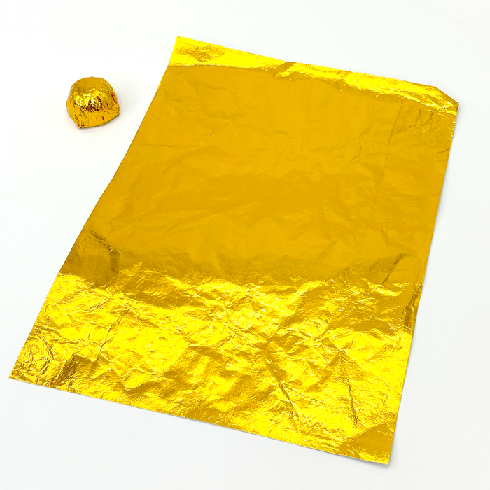 Embossed Aluminium Chocolate Wrapping Foil | 7 x 10 Inches | 12 microns