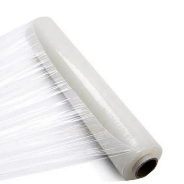 Esslly PVC Cling Film 450 m Roll keeps food fresh and secure.