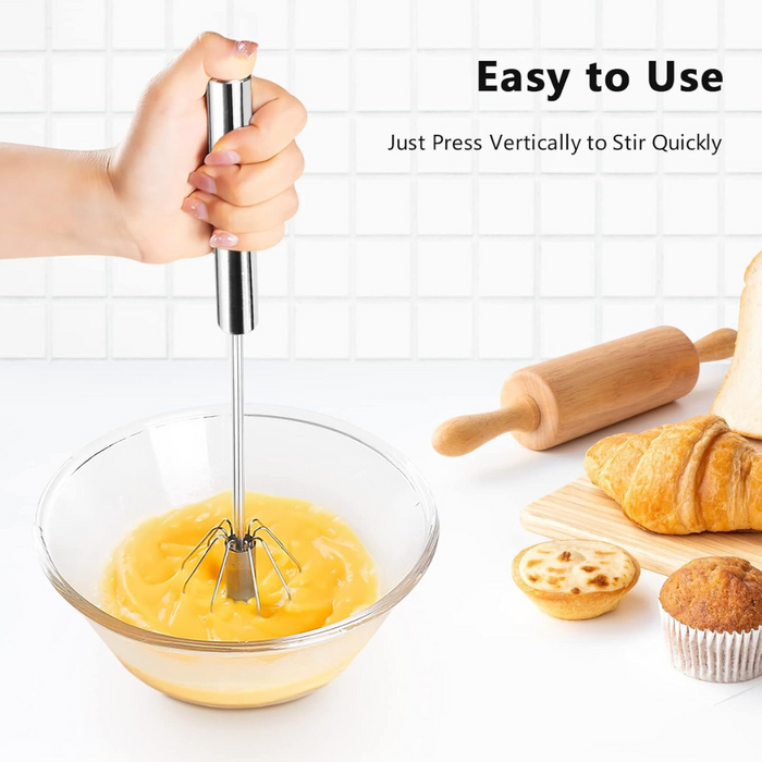 Esslly's 9-inch rotating whisk.