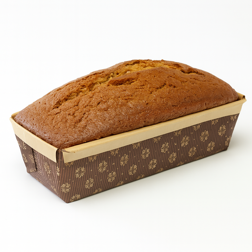 Grease-proof, free-standing paper loaf pans for 300g bakes. Perfect for cakes, bread & hassle-free baking.