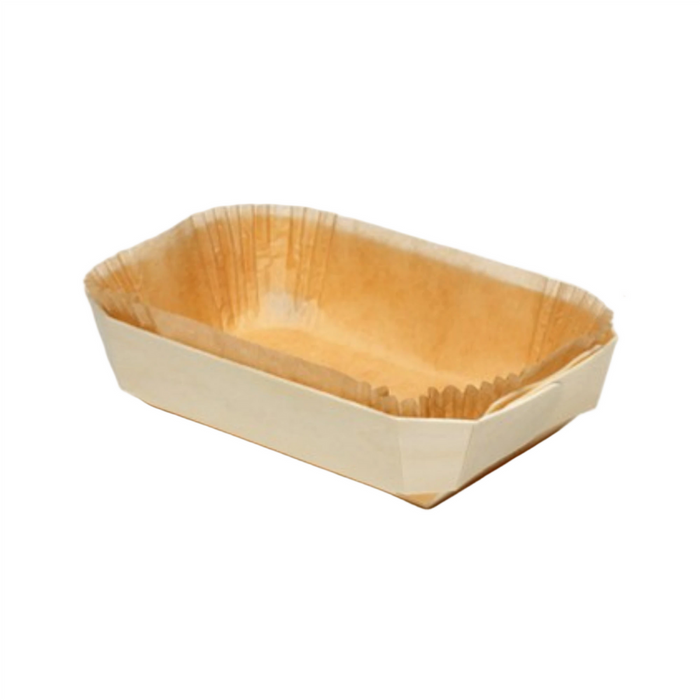 Panibois Rectangular Wooden Moulds Paper Liners Set