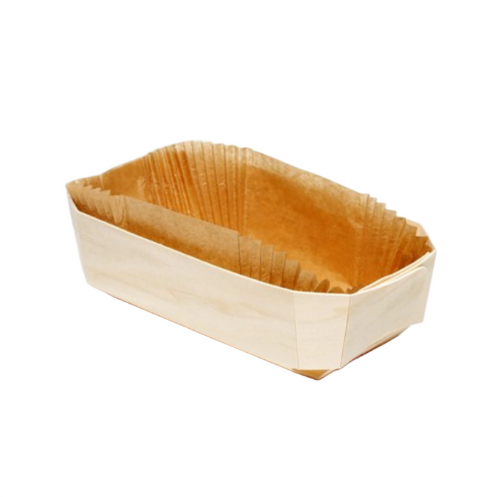 Panibois Rectangular Wooden Moulds Paper Liners Set