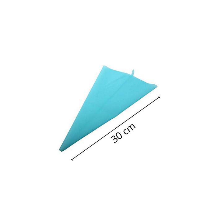 Premium food-grade silicone piping bags (30-45 cm) for precise cake decorating. Reusable, durable, and easy to clean