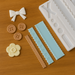 Craft elegant ribbons, bows, and buttons with Esslly’s Silicone Fondant Mould.