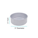Premium Aluminium cake tin with even heat distribution, straight walls & durable food-grade material.