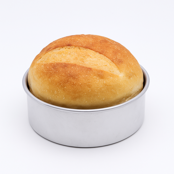 Premium Aluminium cake tin with even heat distribution, straight walls & durable food-grade material.