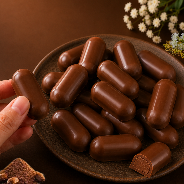 Rounded Rectangle Dome Polycarbonate Chocolate Mould – 18 Cavities