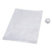 Silver 7x10 inch aluminum foil sheet with round shaped chocolate wrapped in matching foil
