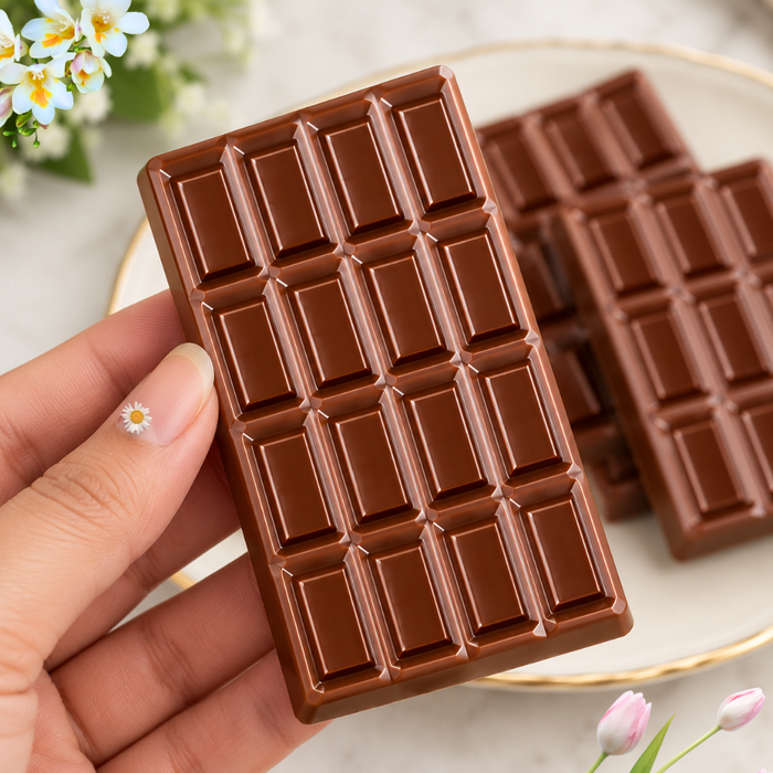 Slim Rectangular Chocolate Bar Polycarbonate Mould 48 Cavities– 3 Bars 16 Segments Each