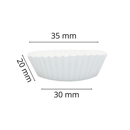 premium white cupcake liners ensure grease-proof, easy-release, and even baking