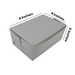 Esslly 320 GSM white pastry boxes (Pack of 50) with a sleek finish.