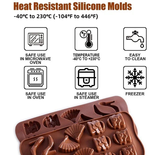 14 Cavity Heel & Bag Silicone Mould