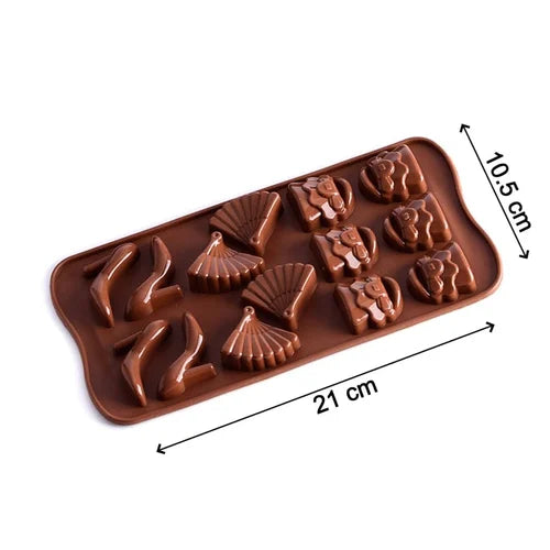 14 Cavity Heel & Bag Silicone Mould