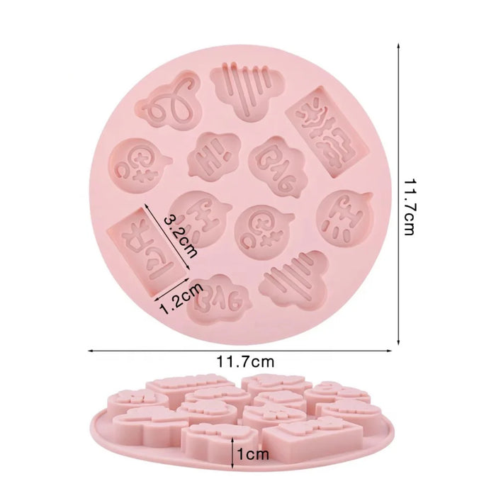 Silicone Jelly Mould | 12 Cavity