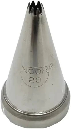 Noor Icing Nozzle Fine Rope No. 20 304 Stainless Steel Decorating Tip Esslly
