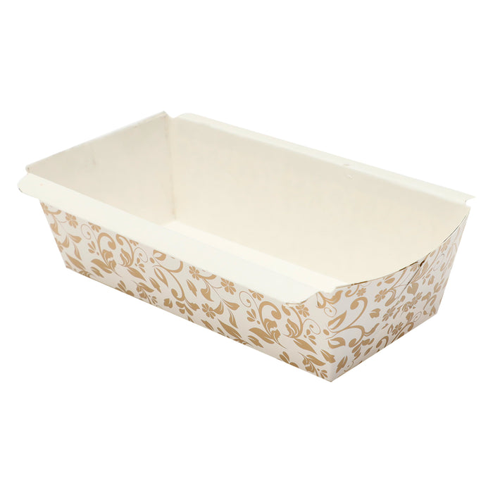 15 x 6.5 x 5 cm Rectangular Paper Baking Tray | For 200 grams bake