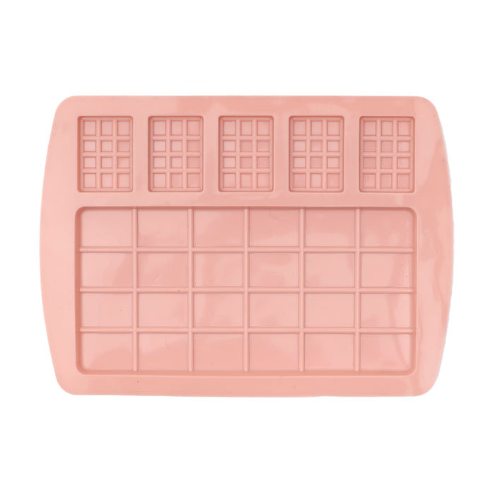 6 Cavity Silicone Jelly Candy Mould | Chocolate Bar Mould