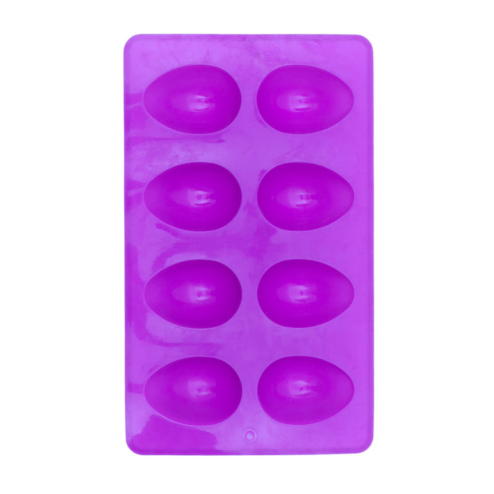 8 Cavity Silicone Jelly Candy Mould | Oval Moulds