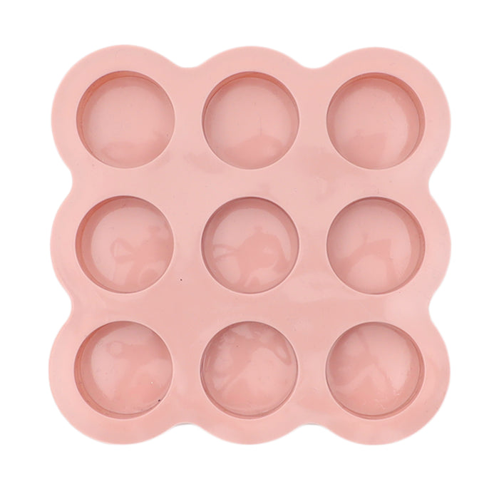 9 Cavity Silicone Jelly Candy Mould | Round Mould