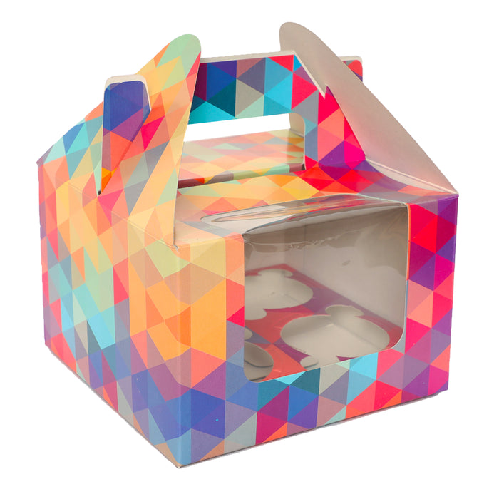 Cupcake Box Polygon Design