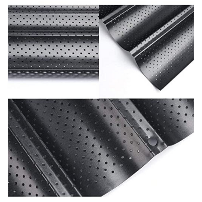 Baguette Bread Pan | 3 Loaves