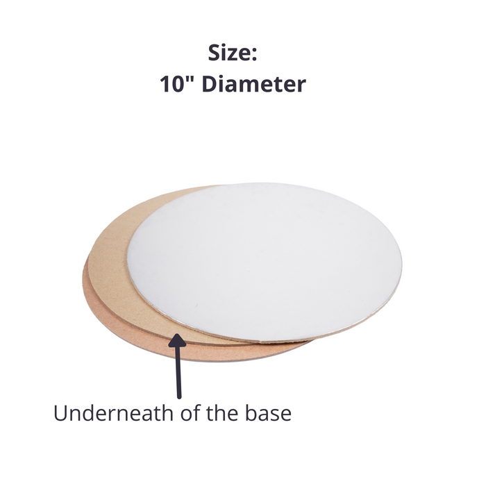 Premium Round Cake Base | 8 & 10 Inch | Pack of 25