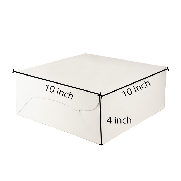 White Cake Box