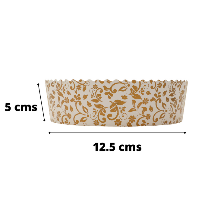 Premium Gold Paper Board Cake Moulds | 200 to 500g bake