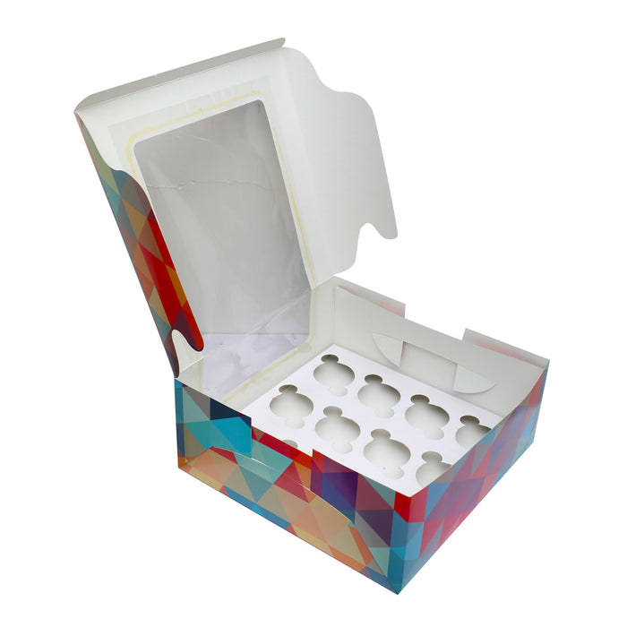 Cupcake Box Polygon Design