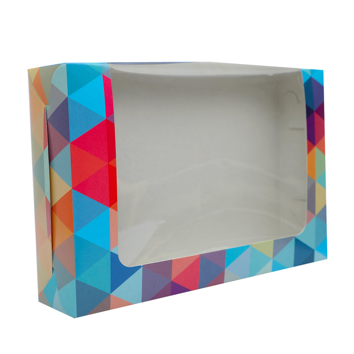 Brownie Box | Polygon Design | Pack of 25