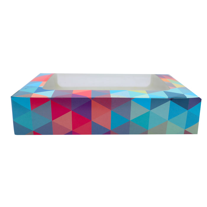 Brownie Box | Polygon Design | Pack of 25