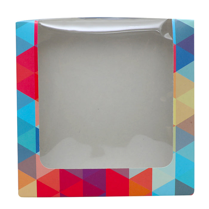 Brownie Box | Polygon Design | Pack of 25