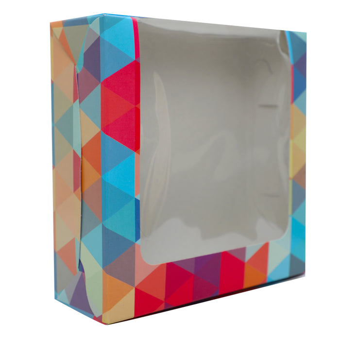 Brownie Box | Polygon Design | Pack of 25